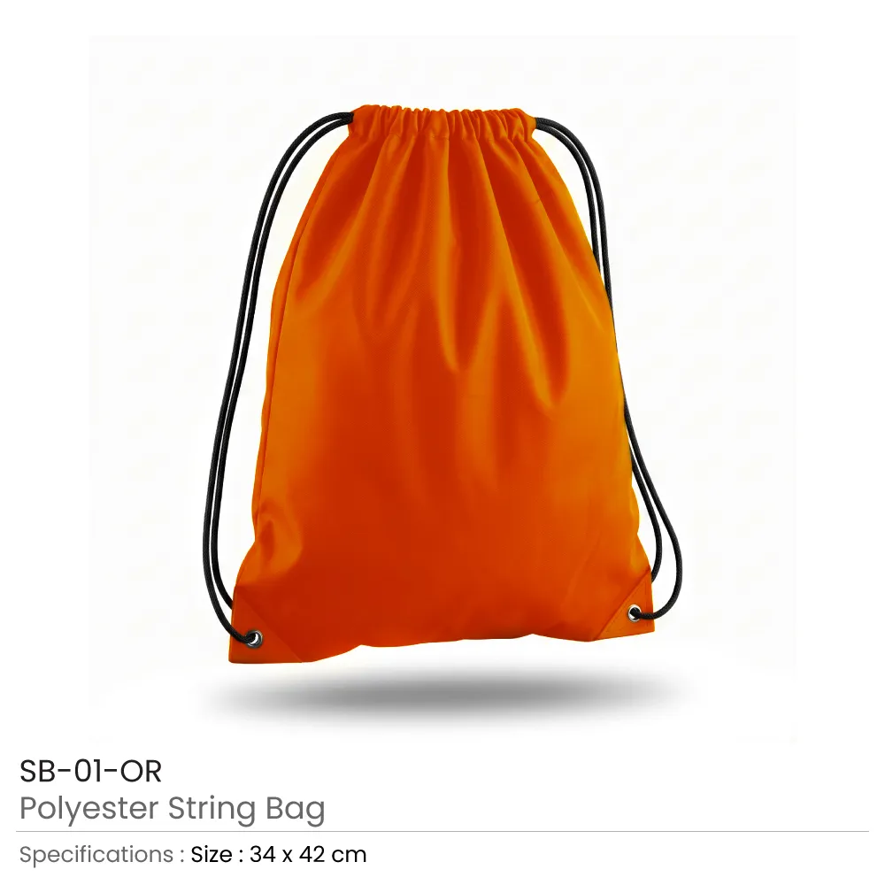 Promotional Drawstring Bags in High-Quality Polyester Material