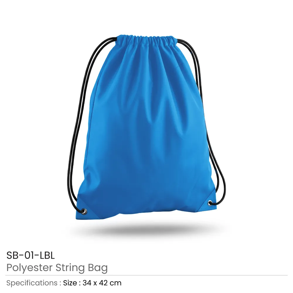 Promotional Drawstring Bags in High-Quality Polyester Material