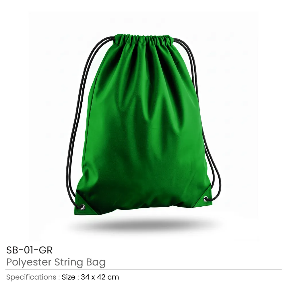 Promotional Drawstring Bags in High-Quality Polyester Material