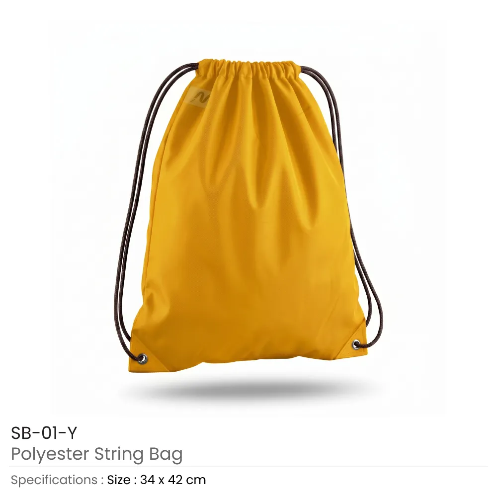 Promotional Drawstring Bags in High-Quality Polyester Material