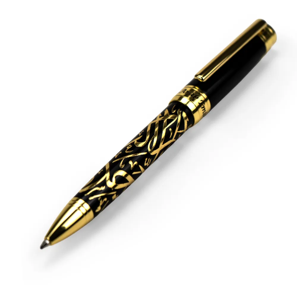 Emirati Prestige Metal Pens with Arabic Calligraphy & UAE Falcon Edition