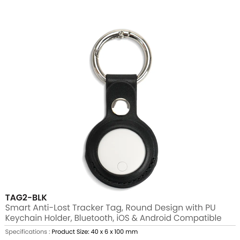 Smart Anti-Loss Tracker with PU Keychain – Track It Anywhere