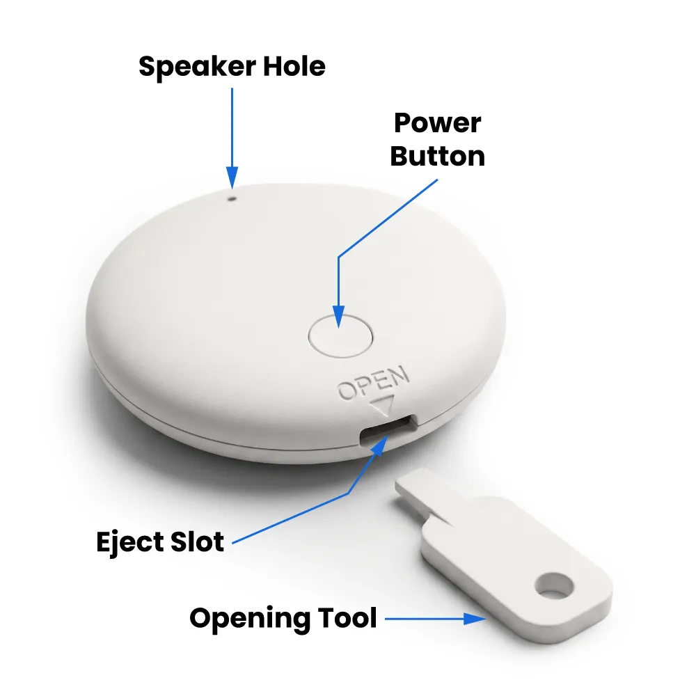 Smart Anti-Loss Tracker with PU Keychain – Track It Anywhere