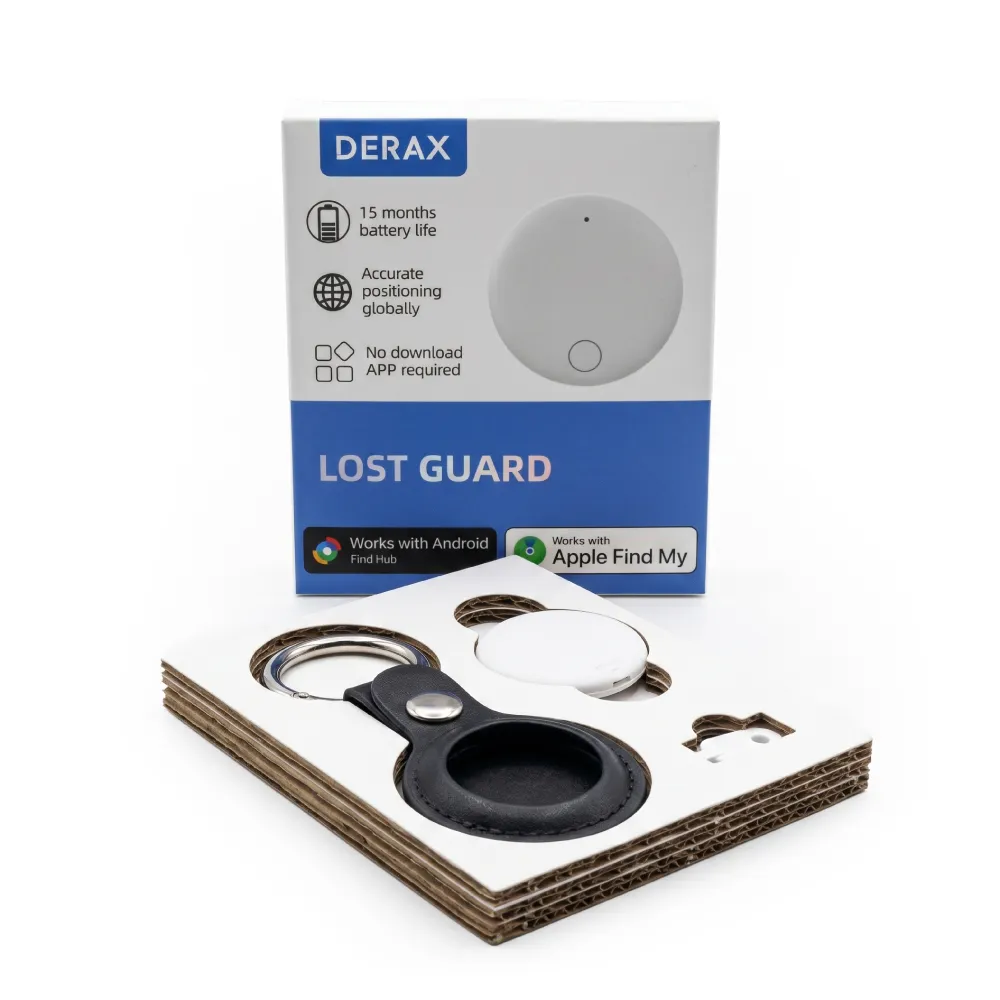 Smart Anti-Loss Tracker with PU Keychain – Track It Anywhere