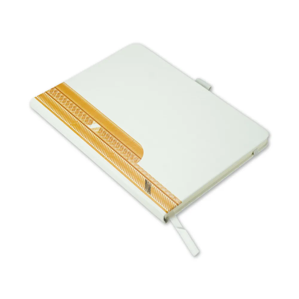 Arabic Bisht Style Notebooks — A5 Hard Cover with Elastic Band, Bookmark & Pen Holder