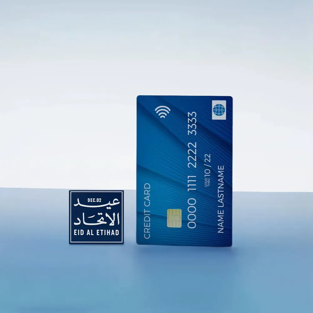 Eid Al Etihad Badges in Aluminum with Magnet Attachment