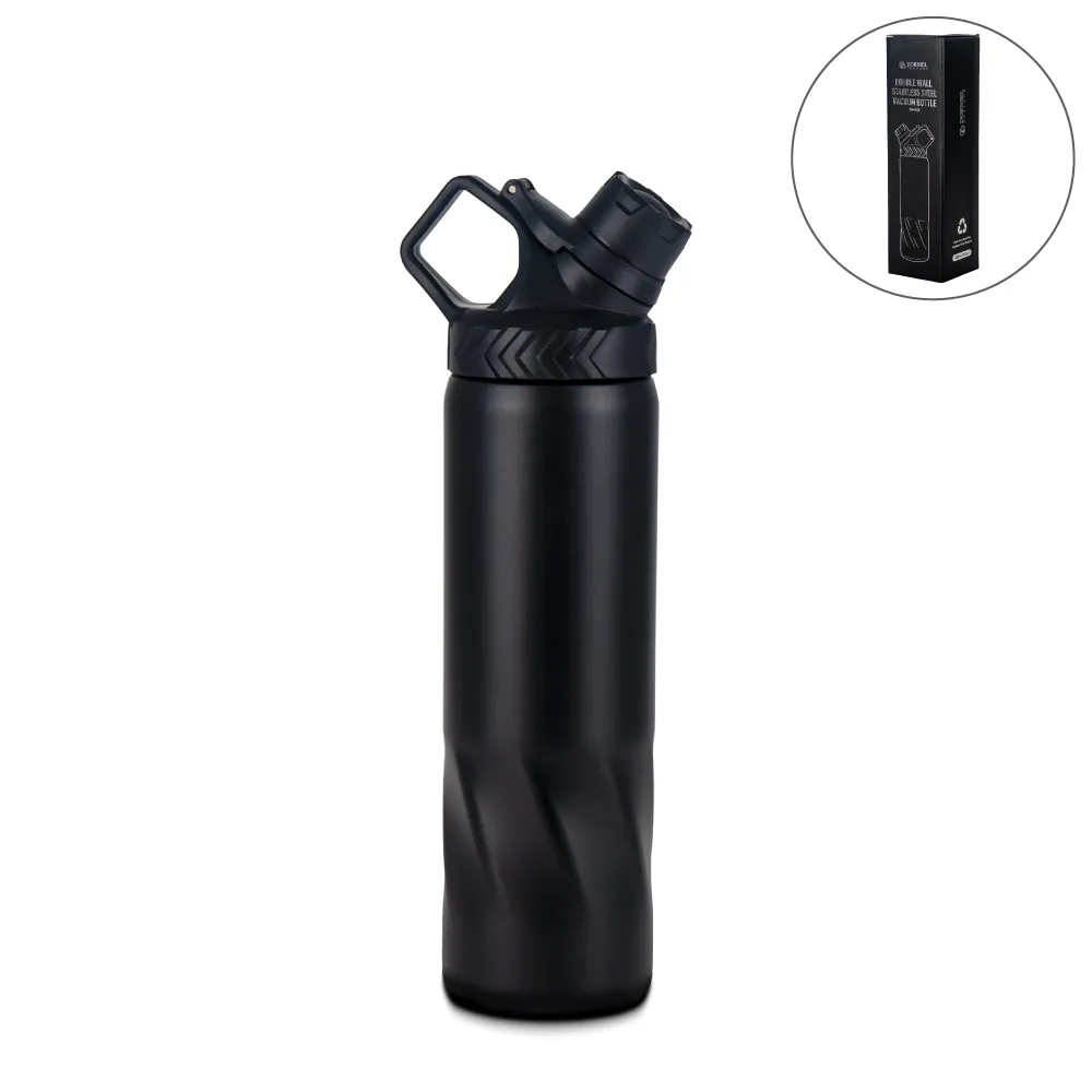 50662 - Stainless-Steel-Water-Bottles-in-Black-Matte-Double-Wall-TM-045-Blank