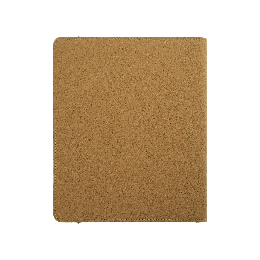 50606 - Cork-Cover-Folder-B5-Size-with-Notepad-Pen-and-Sticky-Notes-MB-10-Back-View