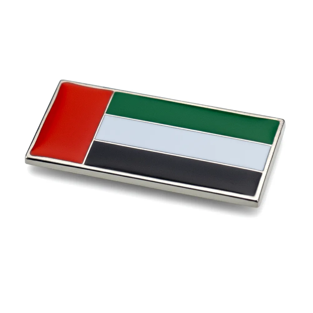 30565 - UAE-Flag-Metal-Badges-Rectangle-with-Magnet-NDB-21-View