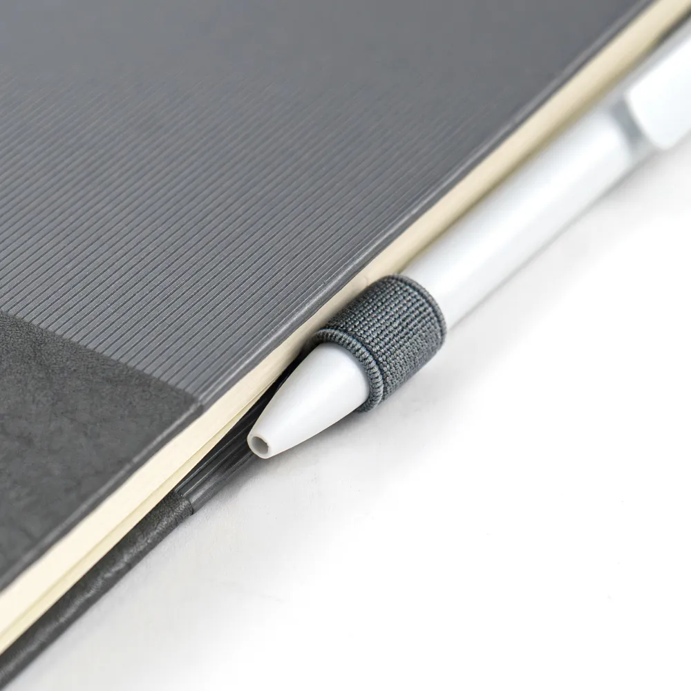 Hard Cover PU Notebooks in A5 Size with Metal Plate Bookmark