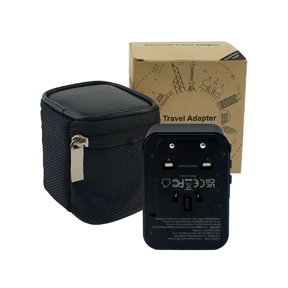 36625 - Universal-Travel-Adaptor-JU-TA-004-BK-with-Pouch-and-Box