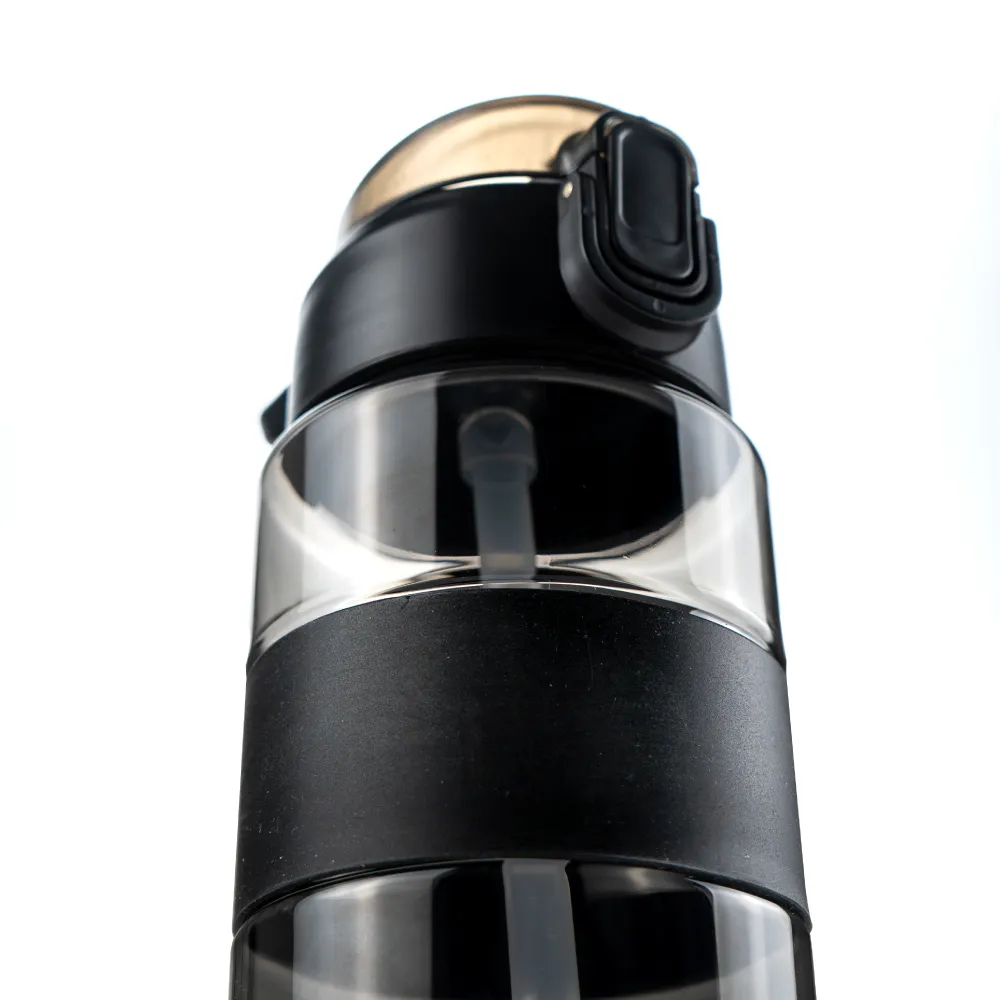 Eco-friendly Sports Bottles with Straw, 700ml in rPET Material