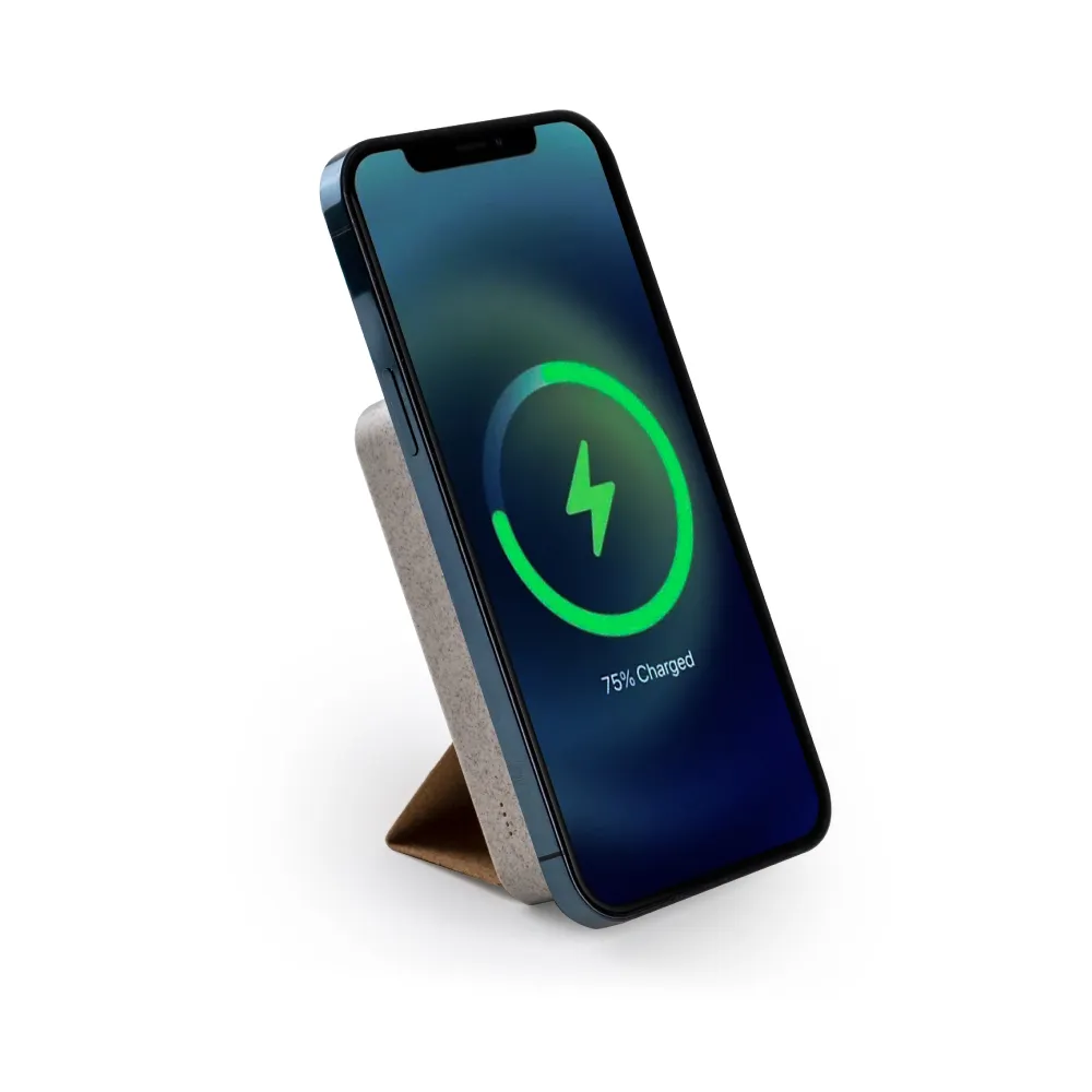 Cork MagSafe Wireless Powerbank with Foldable Stand, 15W, 10000 mAh