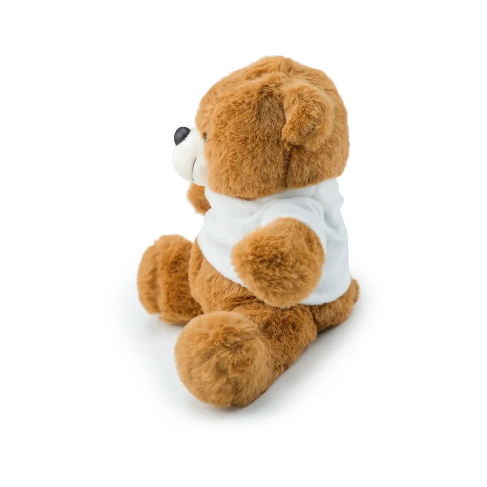 Promotional Teddy Bear Toys with Printable White Tshirt