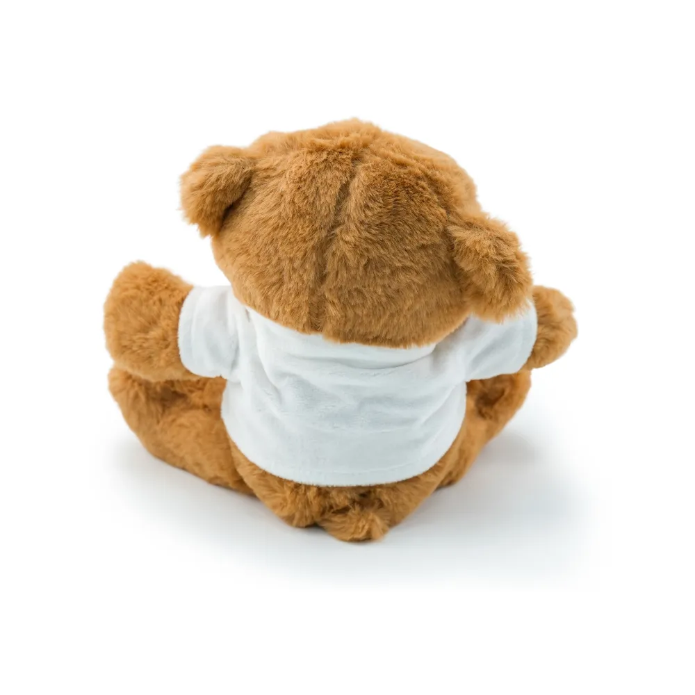 Promotional Teddy Bear Toys with Printable White Tshirt