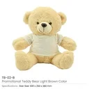 Promotional Teddy Bear Toys with Printable White Tshirt