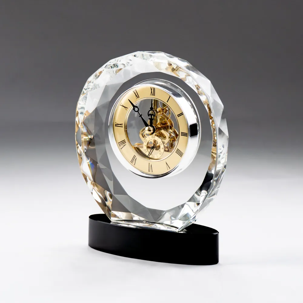 49726 - Round-Crystal-Clock-Awards-TR-10-Side-View