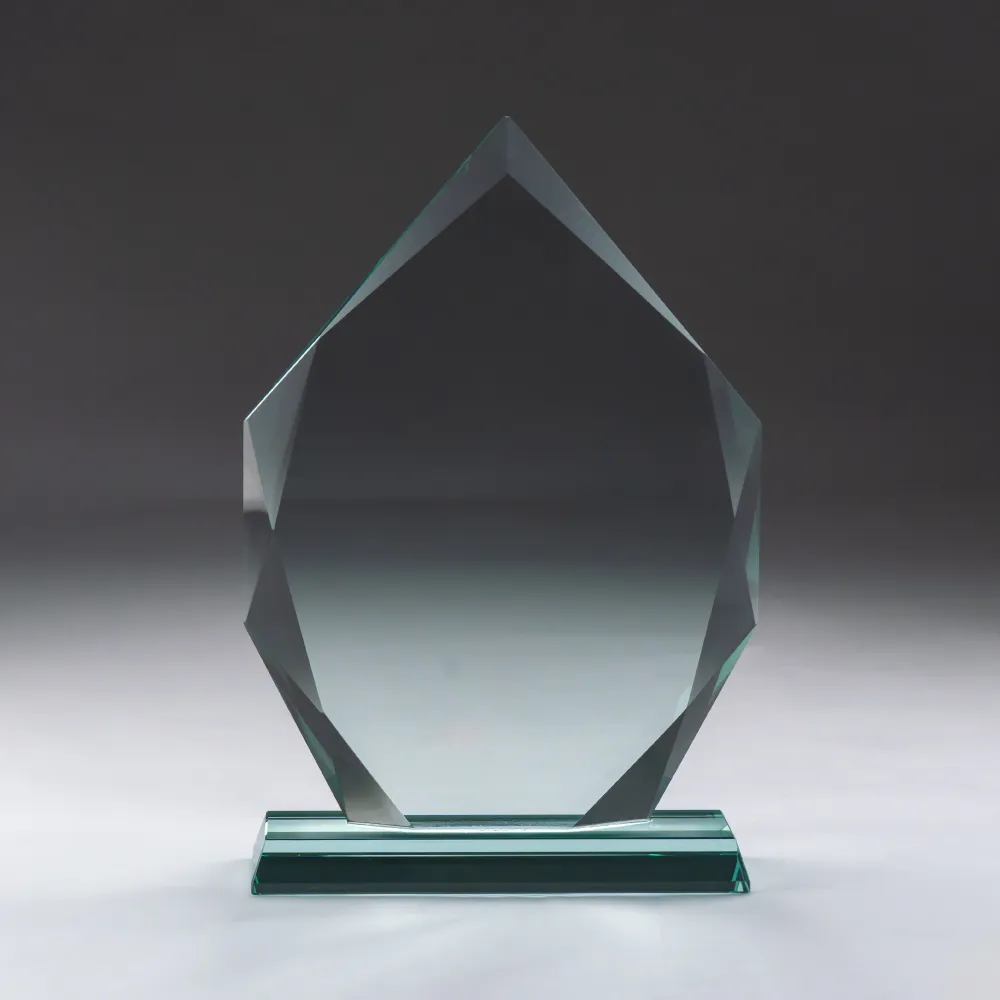 Iceberg Design Crystal Awards with Glass Base