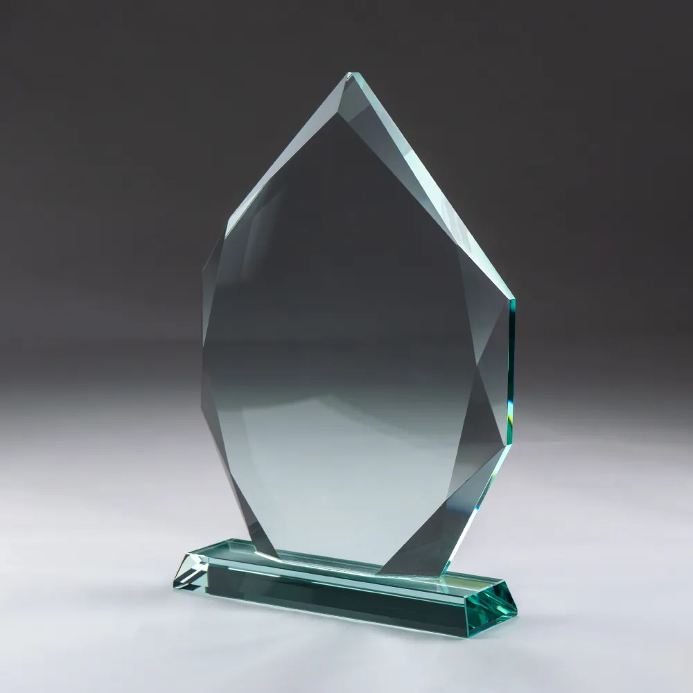Iceberg Design Crystal Awards with Glass Base