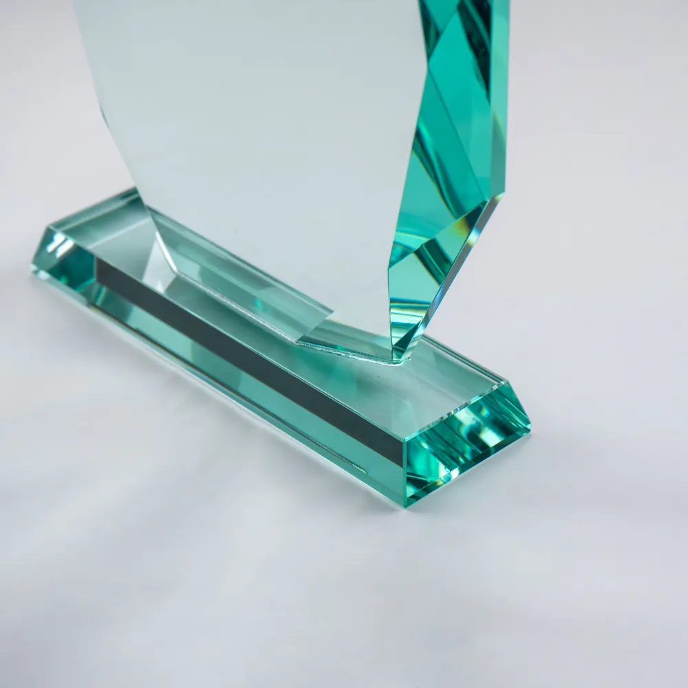 Iceberg Design Crystal Awards with Glass Base
