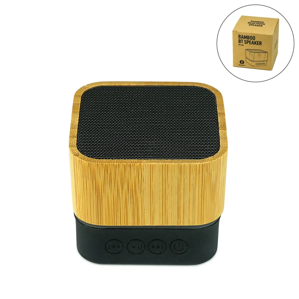 30717 - Cube-Bamboo-Bluetooth-Speaker-MS-08-Blank