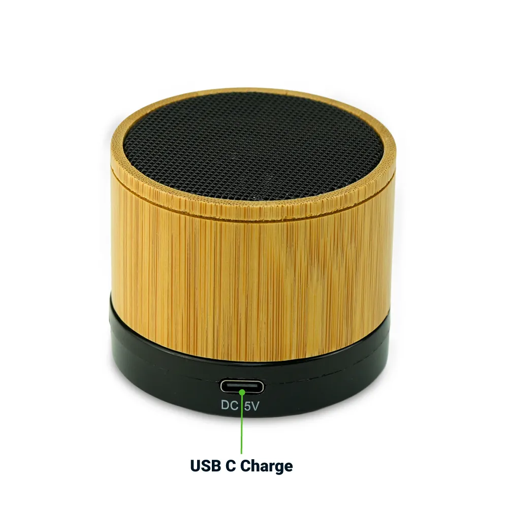 Bamboo Bluetooth Speakers V4.2