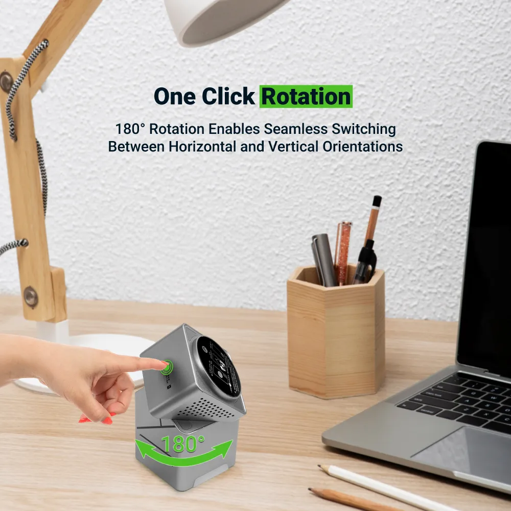 3-in-1 Rotating Wireless Charging Station 15W Fast Charging