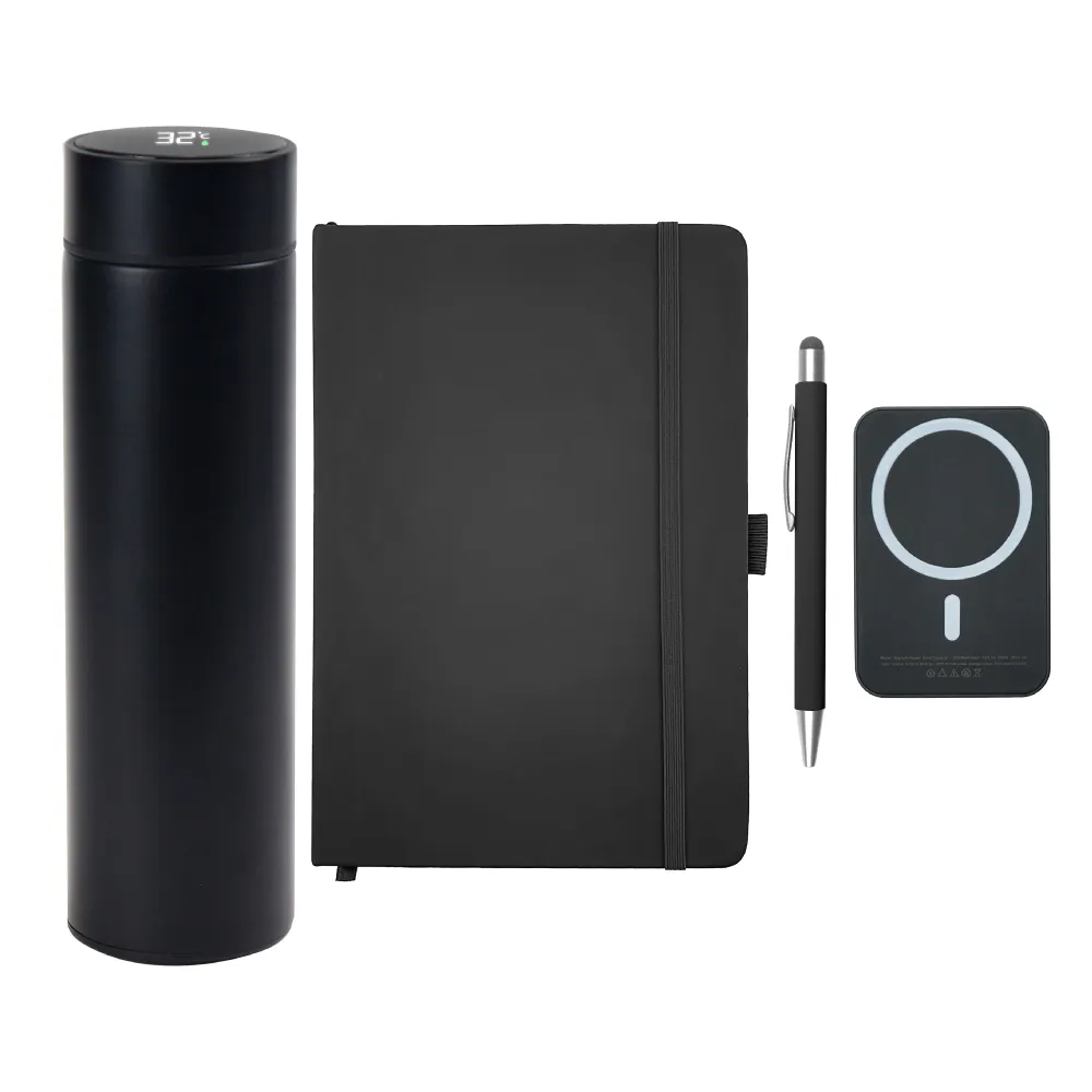 Corporate Office Gift Set in Color Themed Box with Ribbon Handle