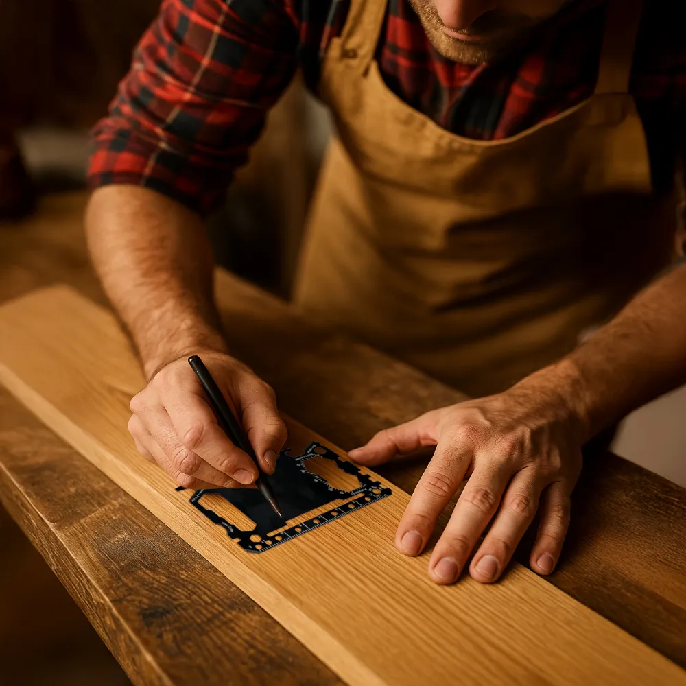 Multi-functional Tool Card in PU Leather Pouch