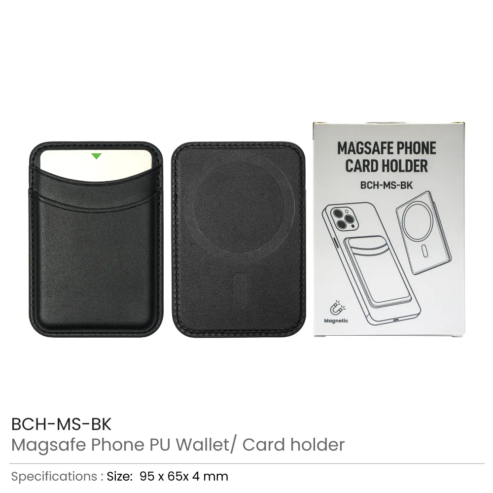 MagSafe Phone PU Wallet Card Holder