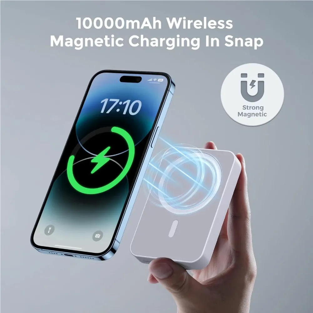 Magsafe Powerbank 10,000 mAh 15W Fast Wireless Charging