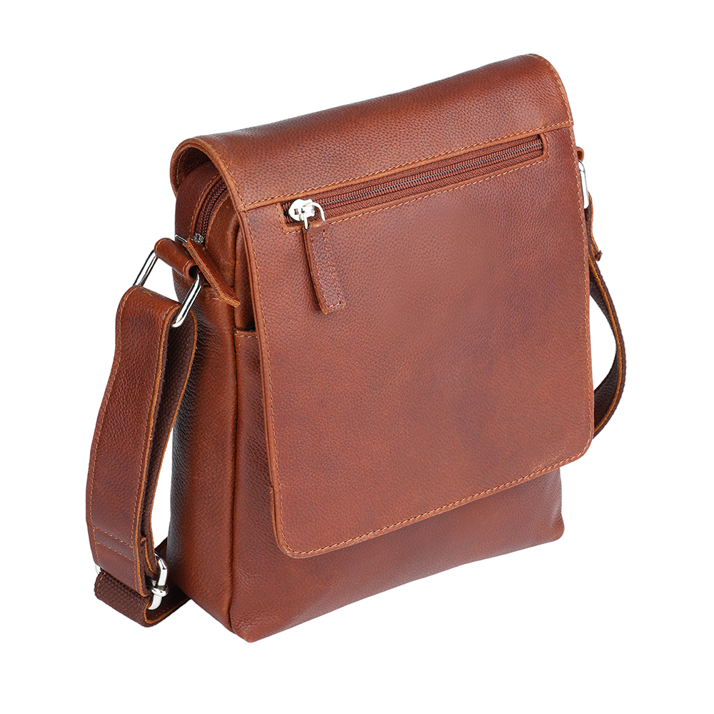 CHASE PLUS Body Bag MetroHide brown - Oxford