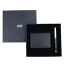 CHASE PLUS Business Gift Set- Premio BCH and Kanora Black Chrome Pen