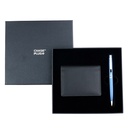 CHASE PLUS Business Gift Set- Premio BCH and Kanora Matt Blue Pen