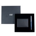 CHASE PLUS Business Gift Set- Premio BCH and Libro Matt Blue Pen