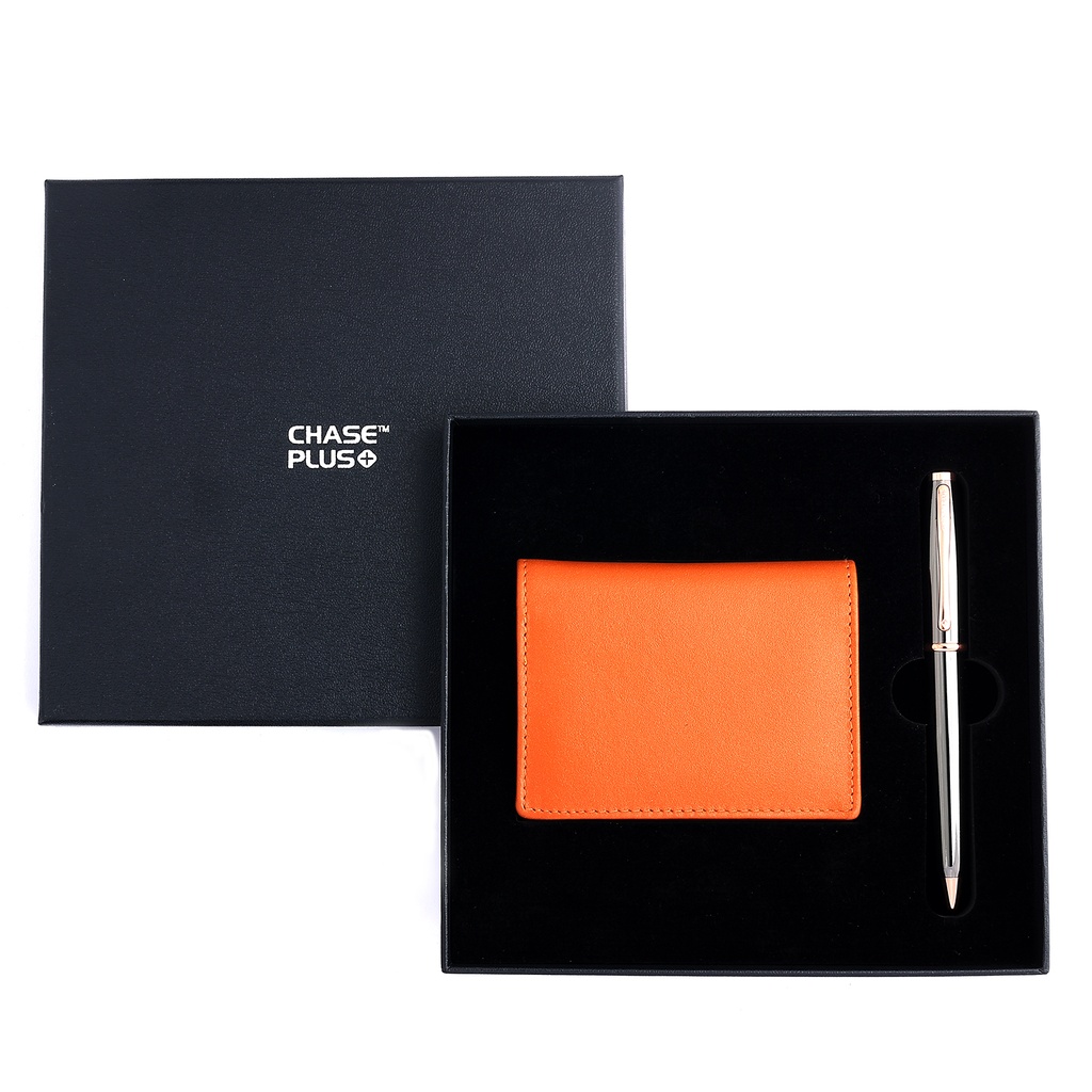 CHASE PLUS Business Gift Set- Bristol BCH and Lexer Gun Metal Pen