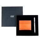 CHASE PLUS Business Gift Set- Bristol Credit Card Holder and Danza Matt Silver Pen