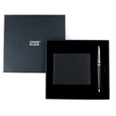 CHASE PLUS Business Gift Set-Glasgow Men's Wallet and Lexer Gun Metal Pen