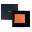 CHASE PLUS Business Gift Set-Bristol Men's Wallet and Danza Matt Black Pen 