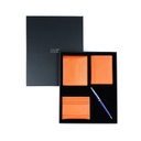 CHASE PLUS Business Gift Set Bristol Men's Wallet, Credit Card Holder, BCH and Lexer Blue Pen
