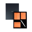 CHASE PLUS Business Gift Set Bristol Men's Wallet, Credit Card Holder, BCH and Libro Matt Silver Pen 