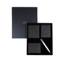 CHASE PLUS Business Gift Set Glasgow Men's Wallet, Credit Card Holder, BCH and Kanora Matt Silver Pen 