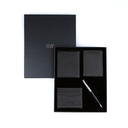 CHASE PLUS Business Gift Set Glasgow Men's Wallet, Credit Card Holder, BCH and Libro Black Chrome Pen SKU