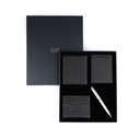 CHASE PLUS Business Gift Set Glasgow Men's Wallet, Credit Card Holder, BCH and Libro Matt Silver Pen 
