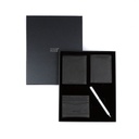 CHASE PLUS Business Gift Set Glasgow Men's Wallet, Credit Card Holder, BCH and Danza Matt Silver Pen 