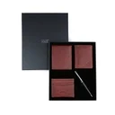 CHASE PLUS Business Gift Set Oxford Men's Wallet, Credit Card Holder, BCH and Lexer Black Pen 