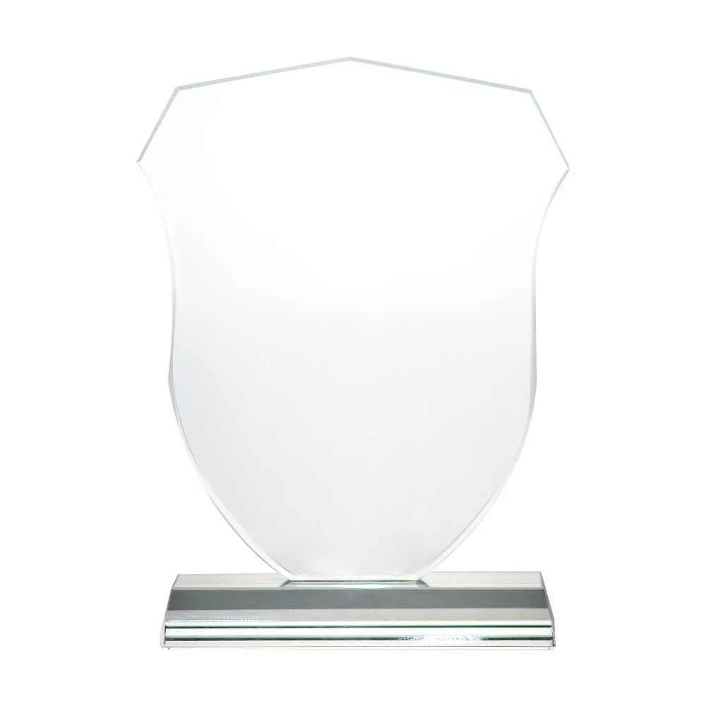 Shield Shaped Crystal Awards