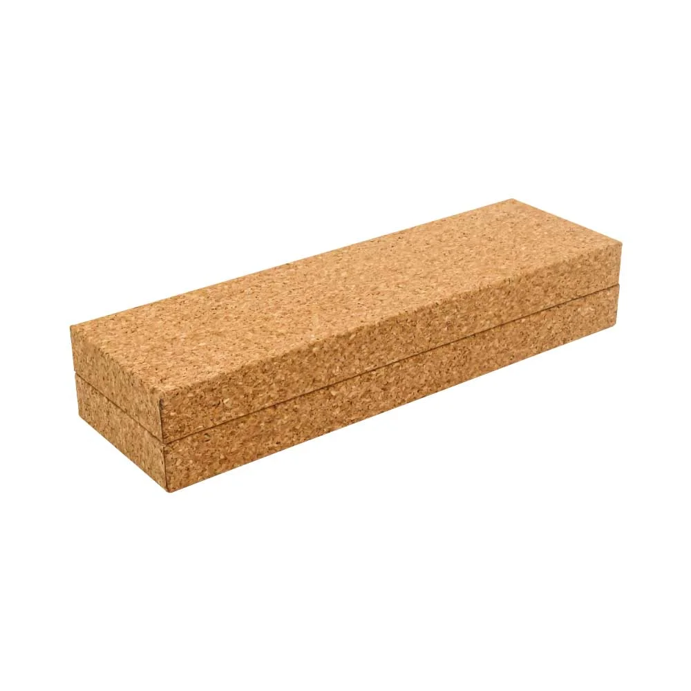 Cork Pen Box with Velvet Interior
