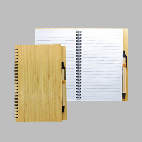 Bamboo notebook with Pen
