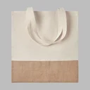 Jute Base Cotton Tote Bag